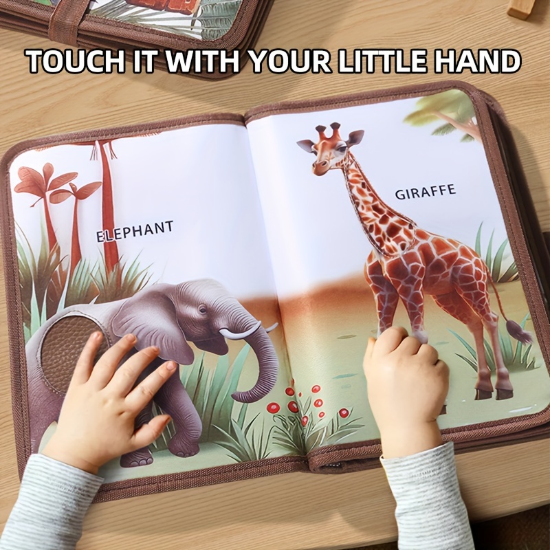 Baby Food Book - 1 adet, Bebek Dokunmatik Kitap, Duyusal