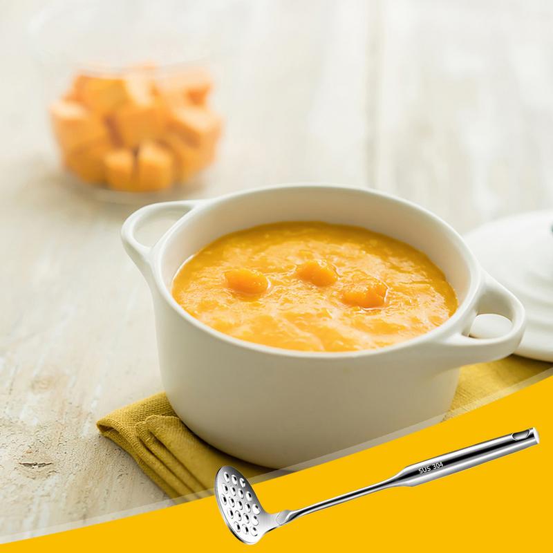 Baby Food Masher - Patates Ezici Paslanmaz Çelik Meyve Parçalayıcı