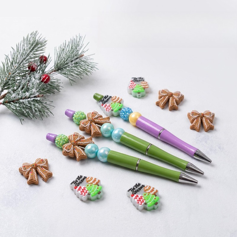 Baby Food Newborn - 20 adet Silikon Boncuk Noel Odak