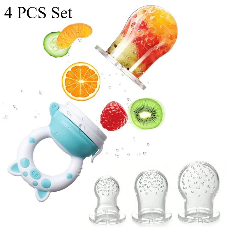Baby Food Guide - 4'lü Set Silikon Meyve ve Sebze