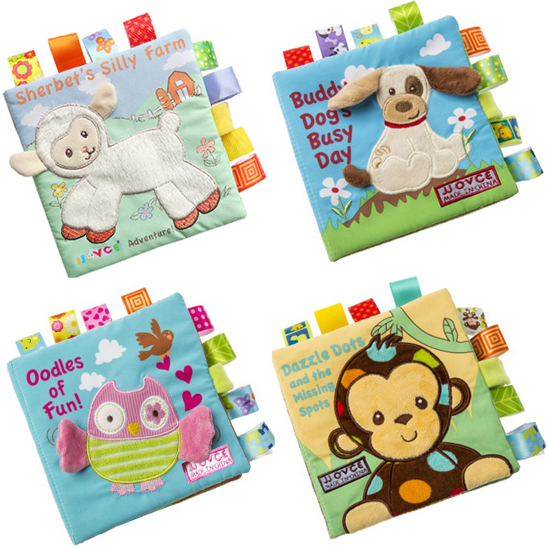 Baby Food Book - Montessori Eğitici Bebek Oyuncakları Hayvan Temalı