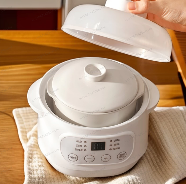 Baby Food Maker Baby Safe - Bebek Elektrikli Yulaf Ezmesi Tenceresi Seramik