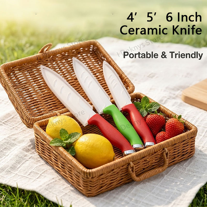 Baby Food Knife Set - Mutfak Seramik Bıçak Seti 4' 5'