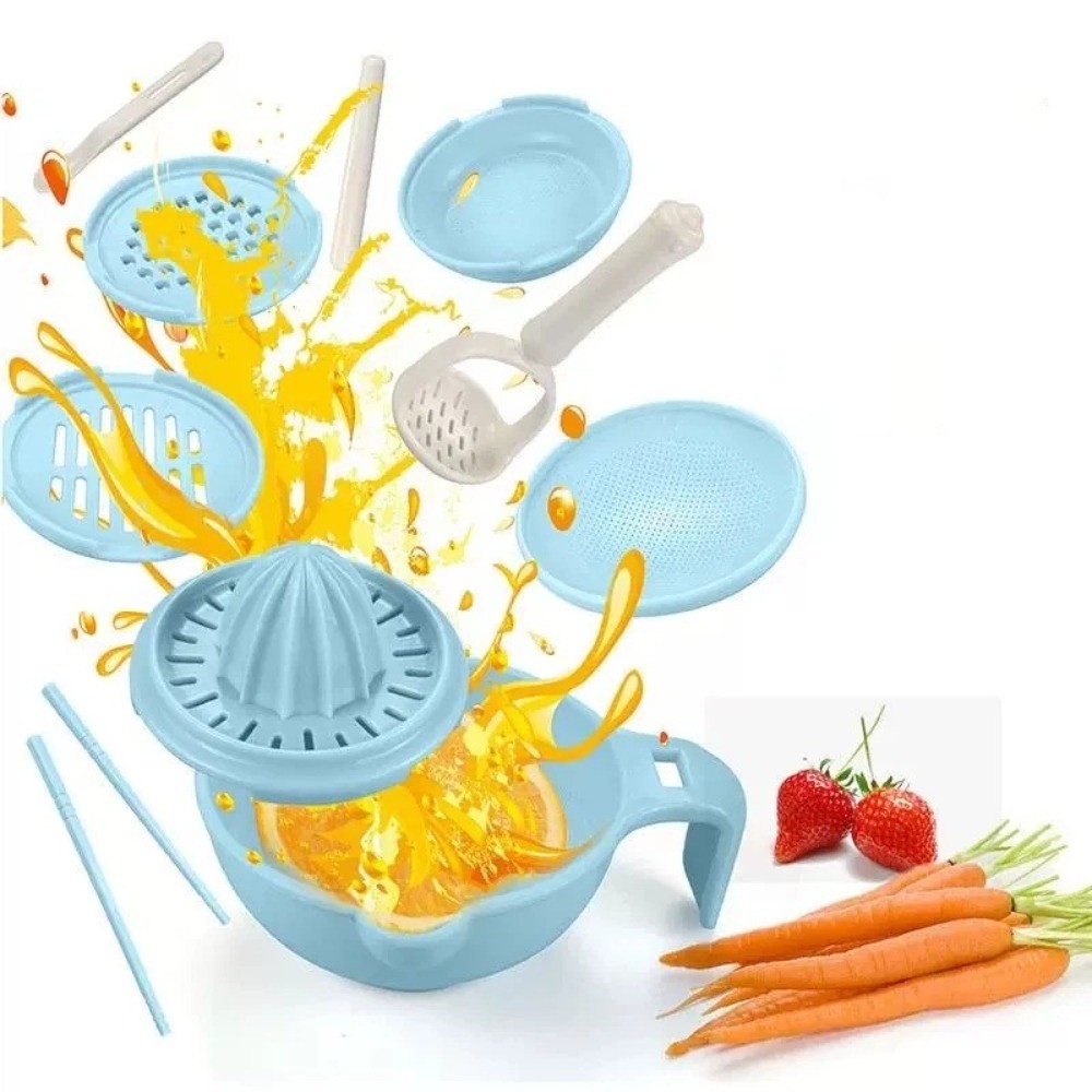 Easy Baby Food - Düz renk Bebek Maması Öğütme Kabı