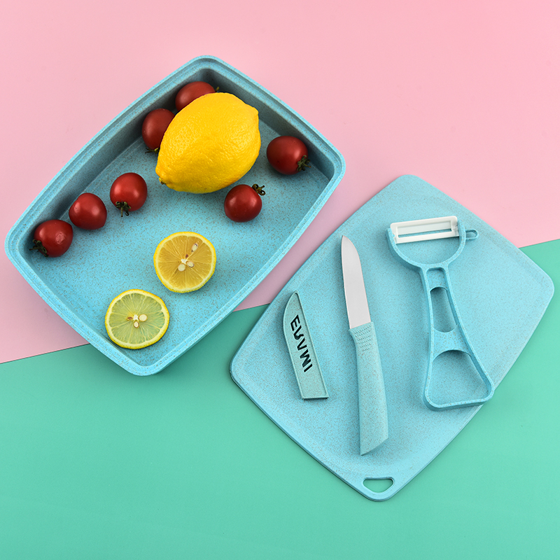 Baby Food Knife Set - Dört Parçalı Meyve Bıçakları Seti Sebze