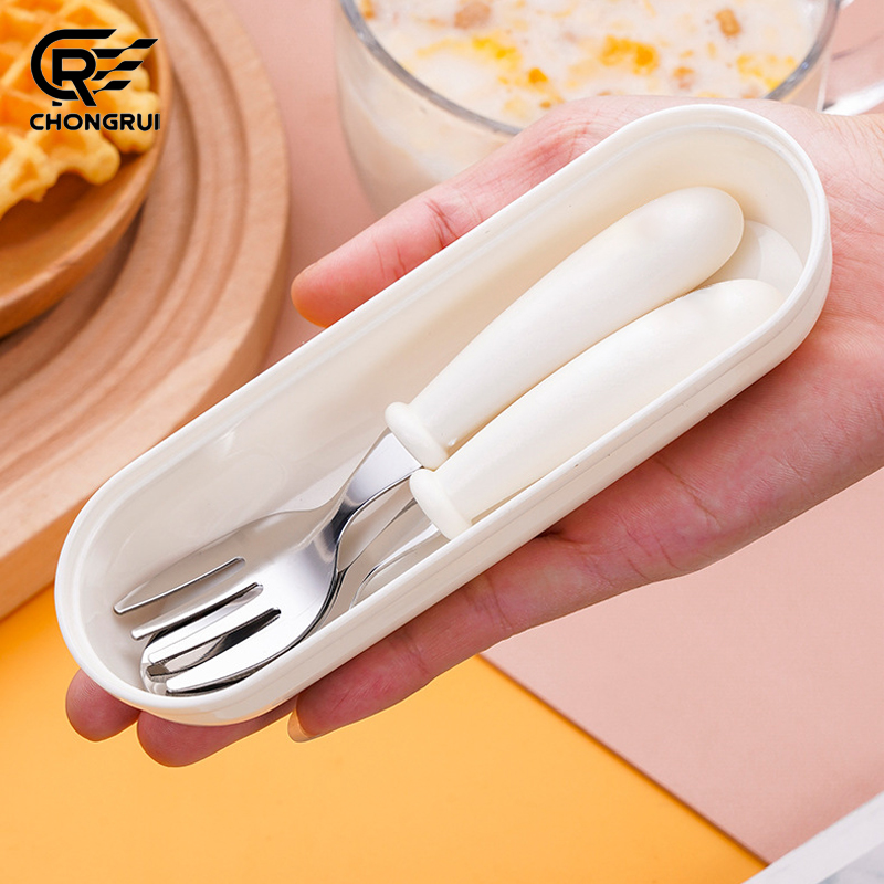 Baby Food Knife Set - Yürümeye başlayan çocuk eğitim besleme kaşığı