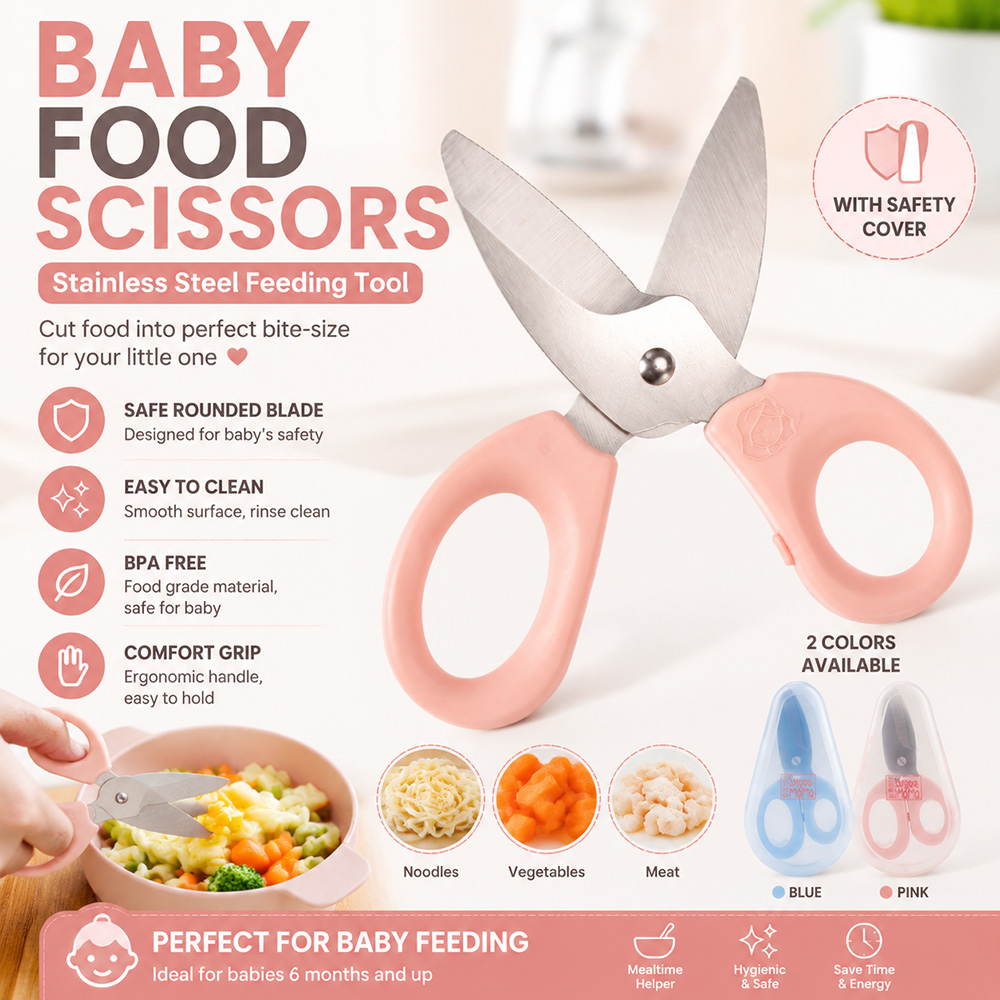 Easy Baby Food - Bebek Maması Makası Paslanmaz Çelik Bebek