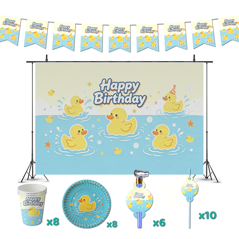 Baby Food Yellow - Sarı Lastik Ördek Doğum Günü Partisi
