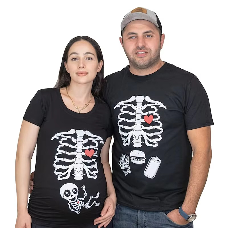 Cadılar Bayramı İskelet Tişört - Food Baby X Ray incelemesi ve fiyatı