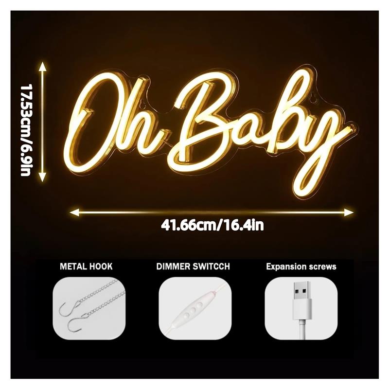 Oh Bebek Neon Tabelaları Duvar - Baby Food In Restaurant incelemesi ve fiyatı