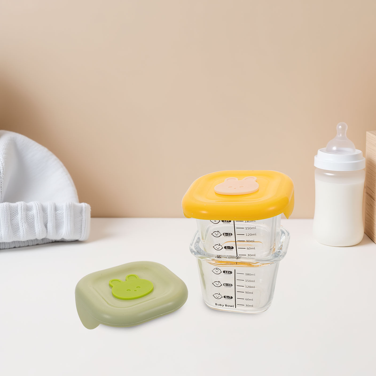 2 Adet Bebek Maması Saklama Ka - Baby Food Yellow incelemesi ve fiyatı