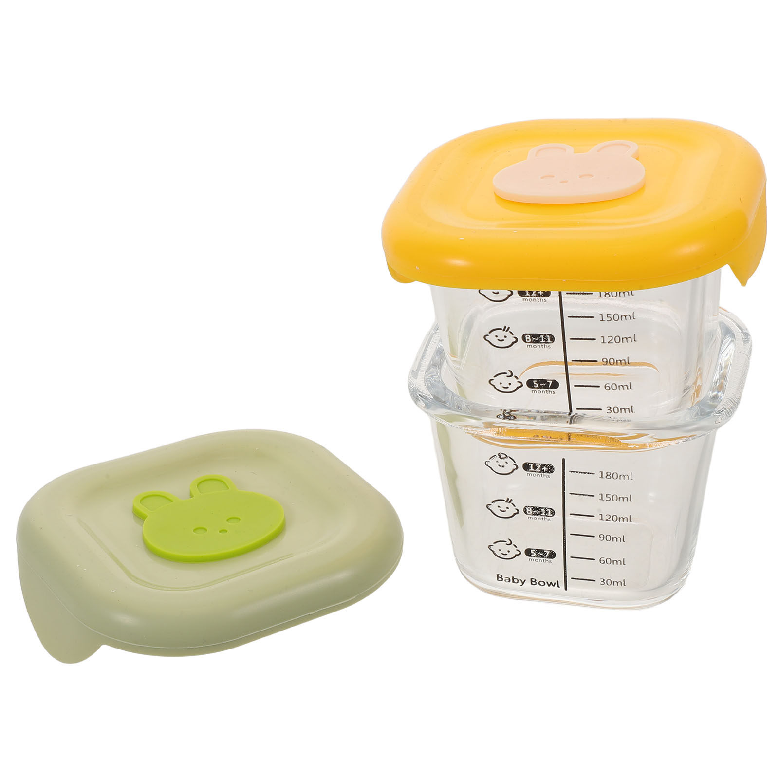 2 Adet Bebek Maması Saklama Ka - Baby Food Yellow incelemesi ve fiyatı