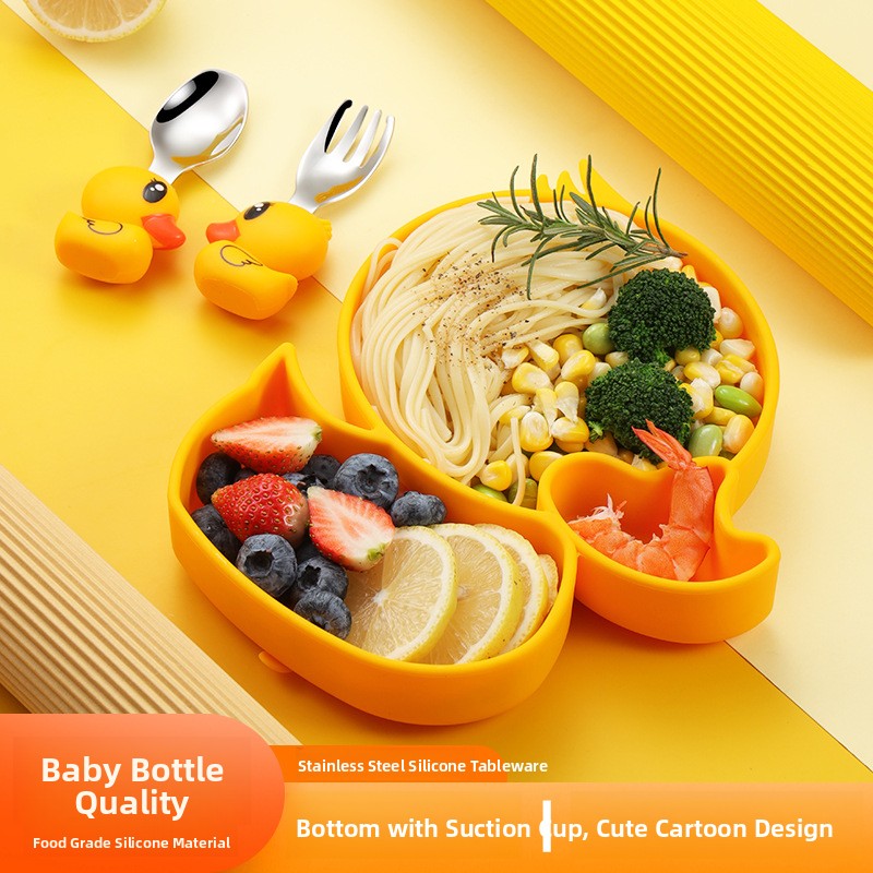 Sarı Ördek Silikon Paslanmaz Ç - Baby Food Yellow incelemesi ve fiyatı