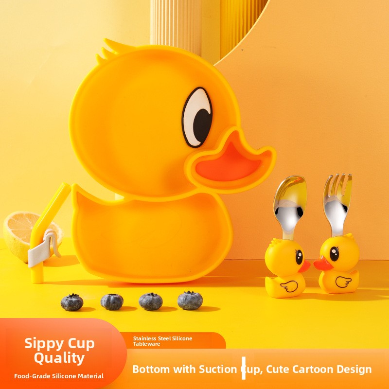 Sarı Ördek Silikon Paslanmaz Ç - Baby Food Yellow incelemesi ve fiyatı