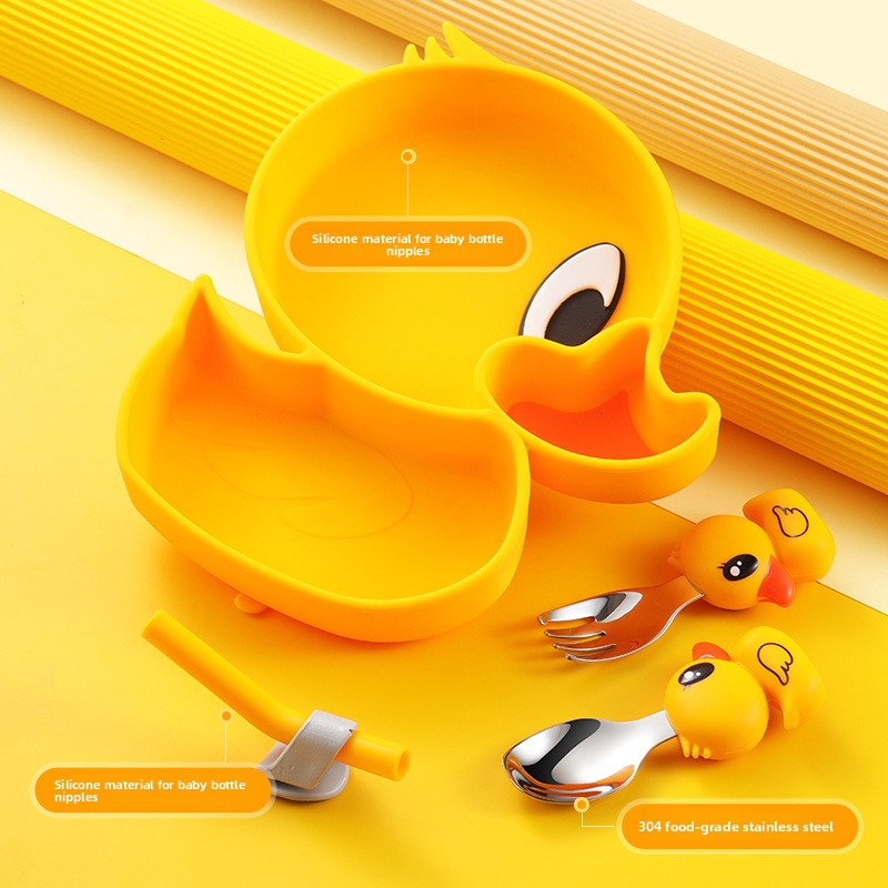 Sarı Ördek Silikon Paslanmaz Ç - Baby Food Yellow incelemesi ve fiyatı