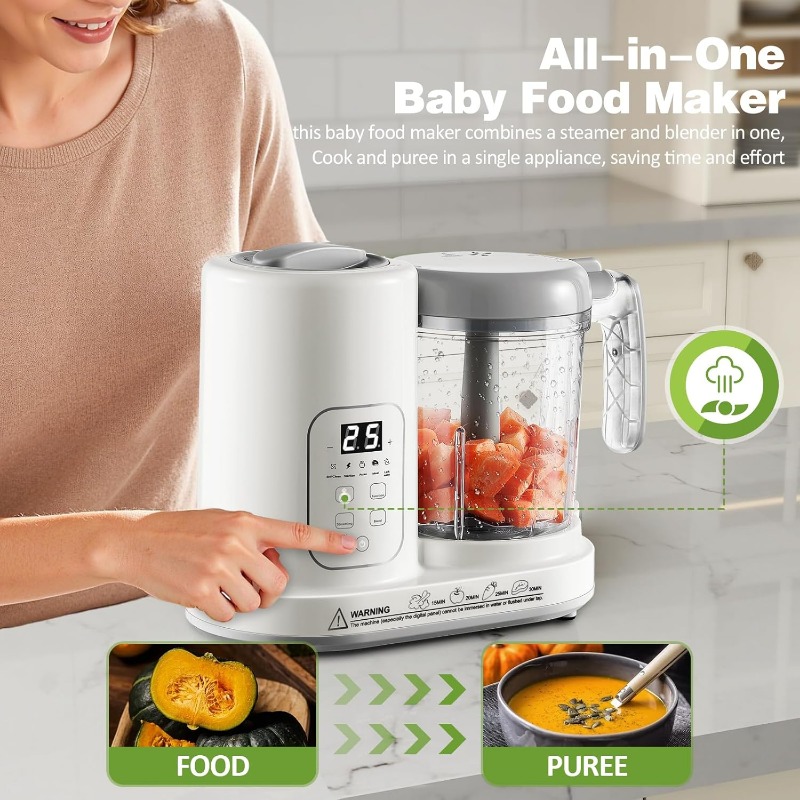 Bebek Maması Hazırlayıcı Buhar - Baby Food Youtube incelemesi ve fiyatı