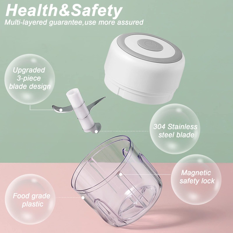 250ML elektrikli sarımsak deği - Baby Food Blender incelemesi ve fiyatı