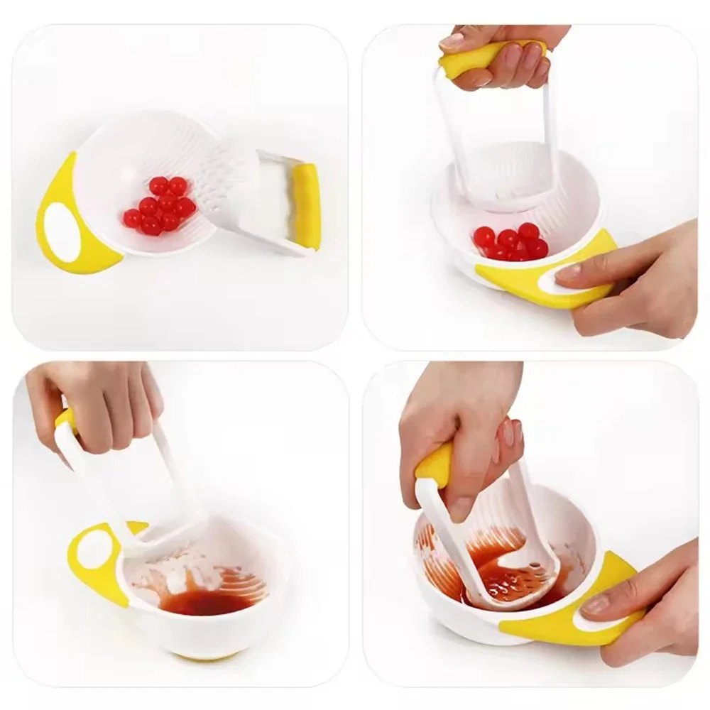 Masher Bowl Ezme ve Servis 2'l - Baby Food Masher incelemesi ve fiyatı