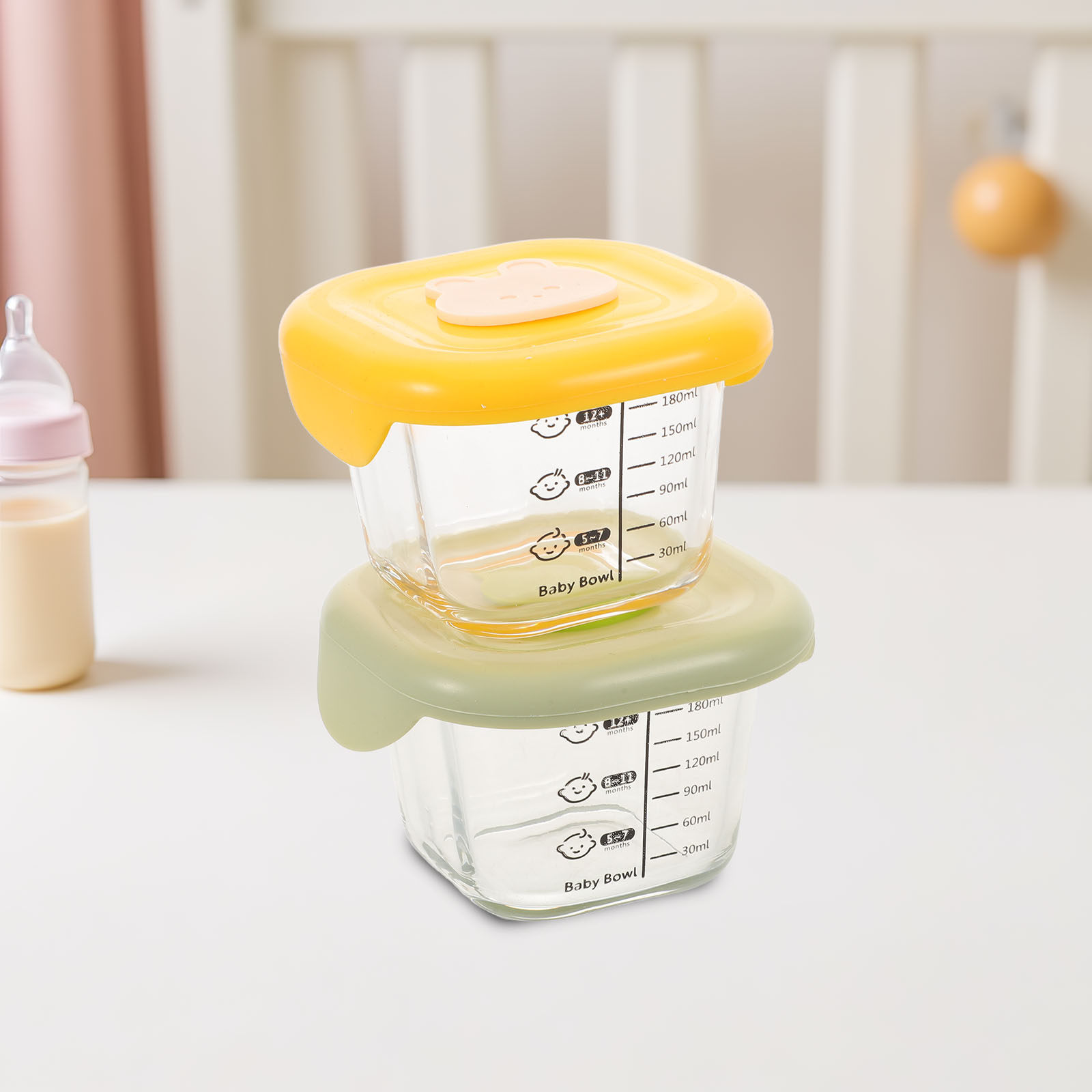 2 adet bebek maması saklama ku - Baby Food Yellow incelemesi ve fiyatı
