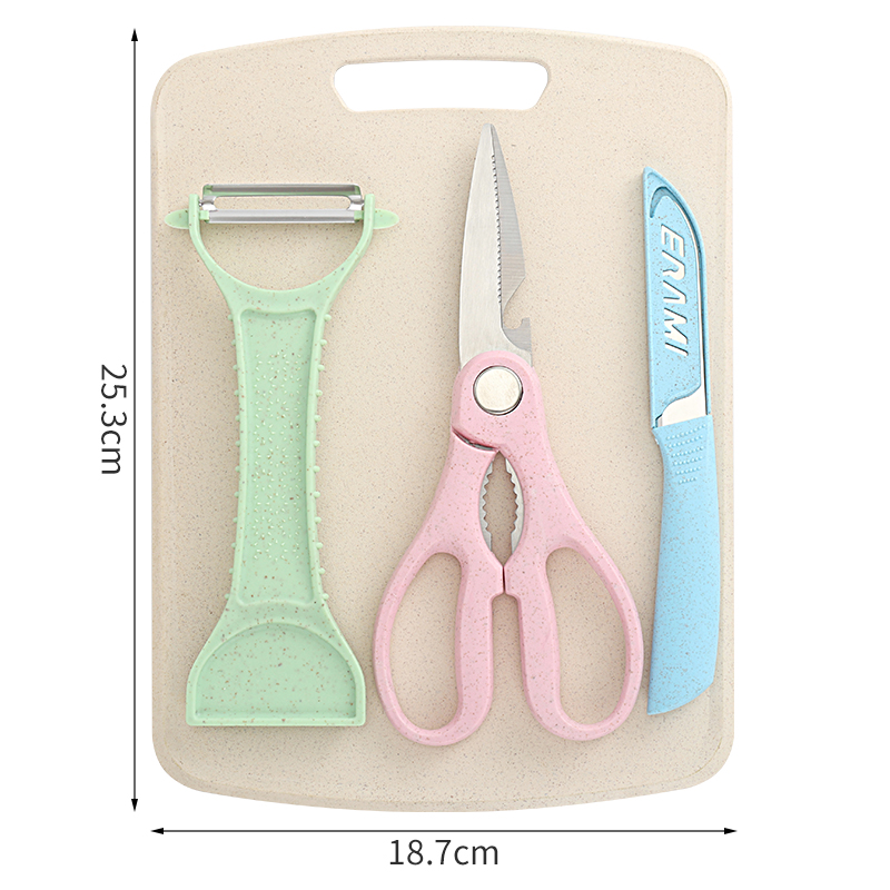 Buğday Sapı Kesme Tahtası Dört - Baby Food Knife Set incelemesi ve fiyatı
