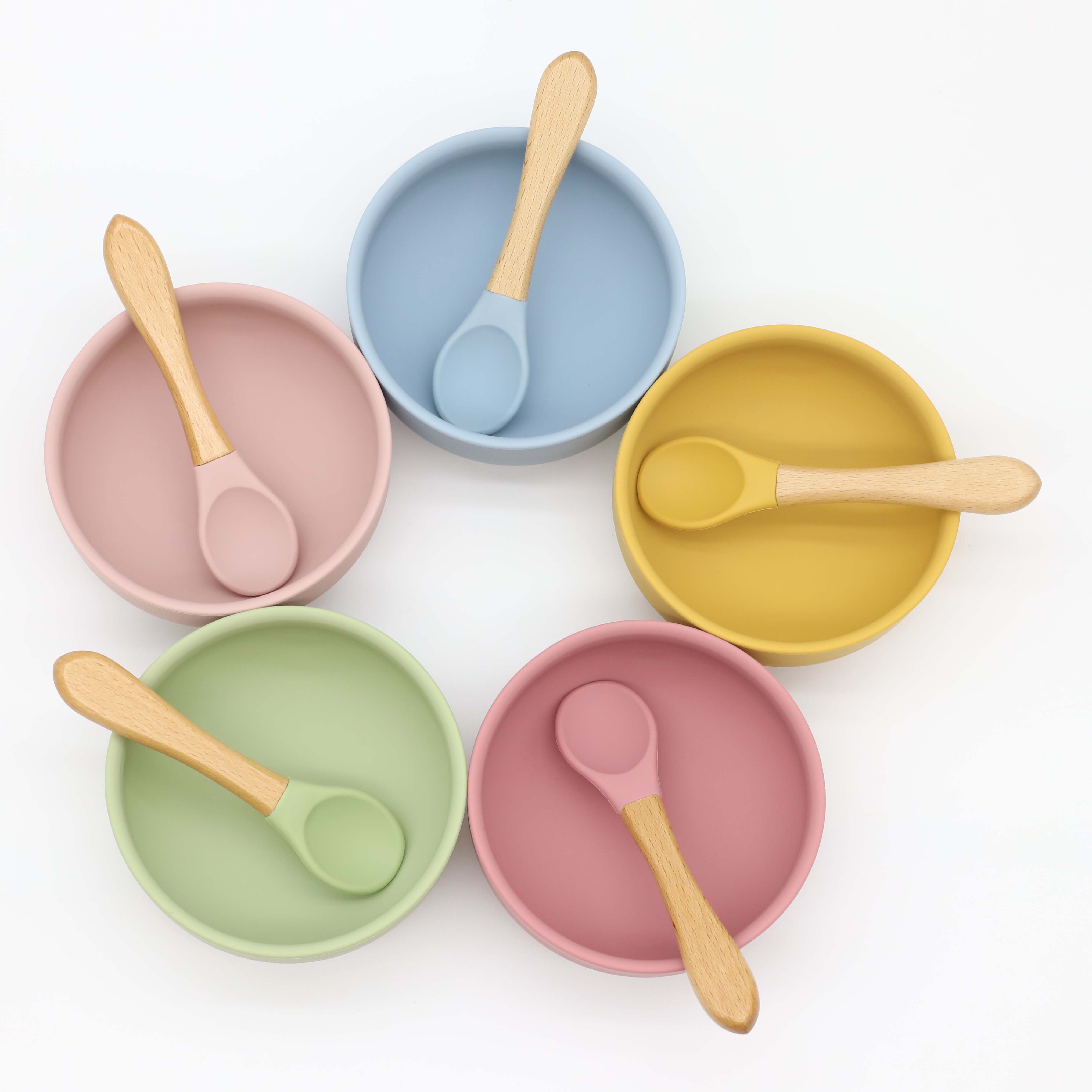 Vakumlu silikon kase, ahşap sa - Baby Food Guide incelemesi ve fiyatı