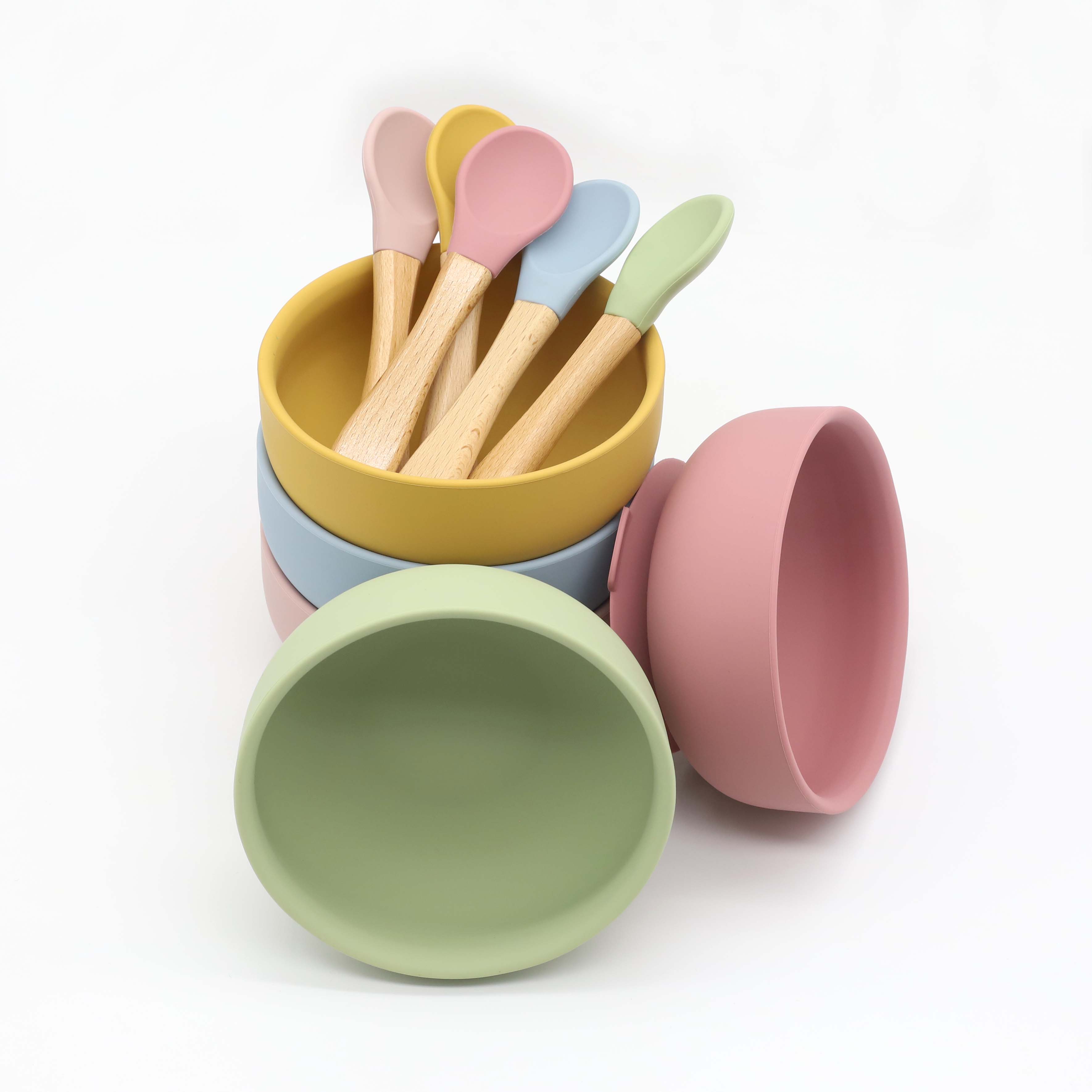 Vakumlu silikon kase, ahşap sa - Baby Food Guide incelemesi ve fiyatı