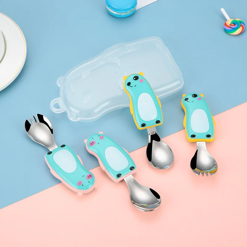 304 çocuk taşınabilir sofra se - Baby Food Knife Set incelemesi ve fiyatı